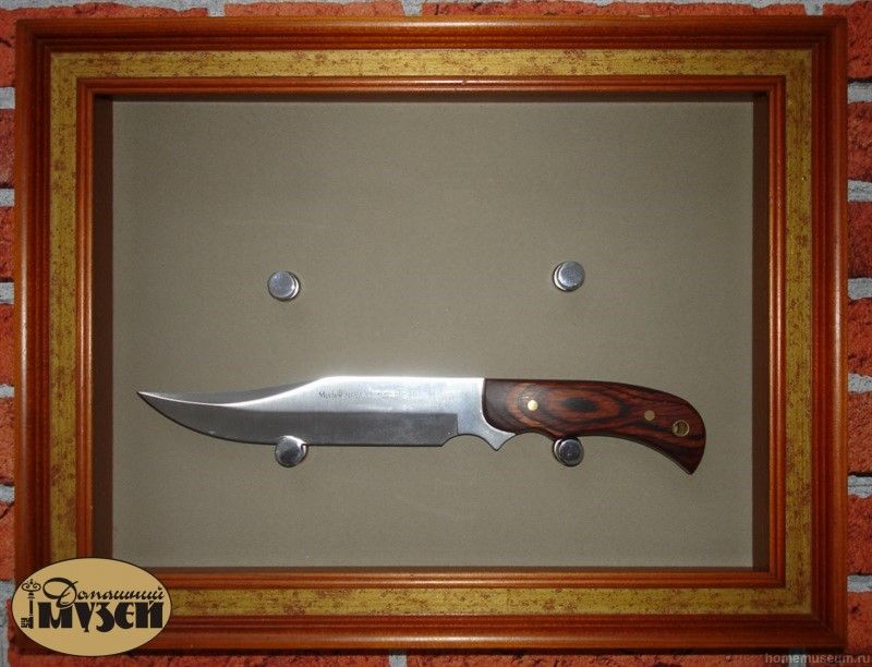 Комплект держателей охотничьего ножа, с декоративным навершием, усиленный
