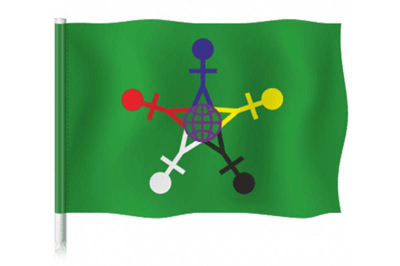 флаг международного дня защиты детей