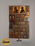 Киот для собрания икон, 80 см x 50 см, вертикальный